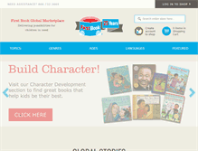 Tablet Screenshot of firstbookglobal.org